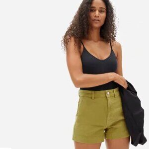 Everlane The Cami Bodysuit  V Neck Sleeveless Cotton Comfort